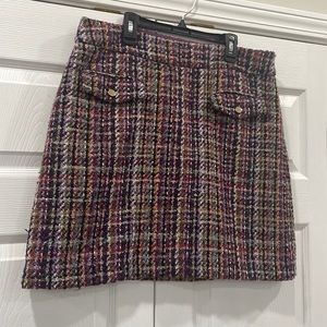 Loft tweed skirt